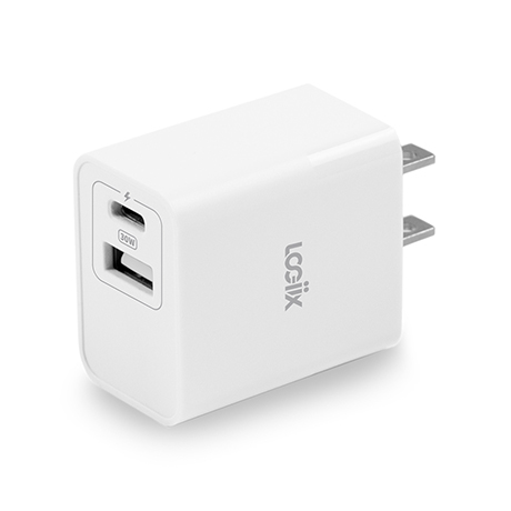 Chargeur mural LOGiiX Power Cube 30 Duo (blanc)