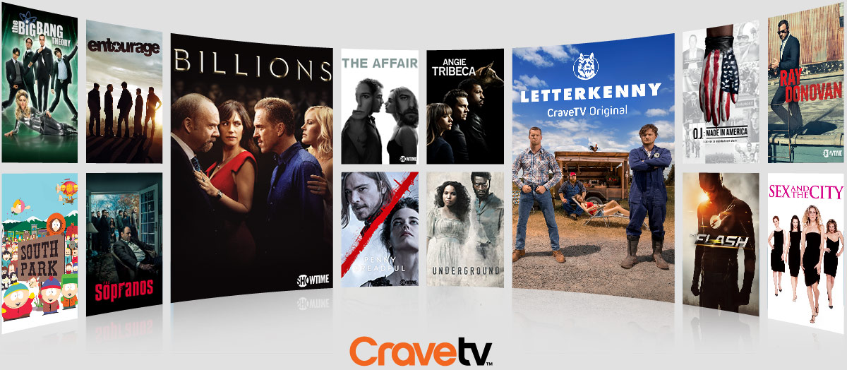 CraveTV on demand video steaming from Bell Bell Canada