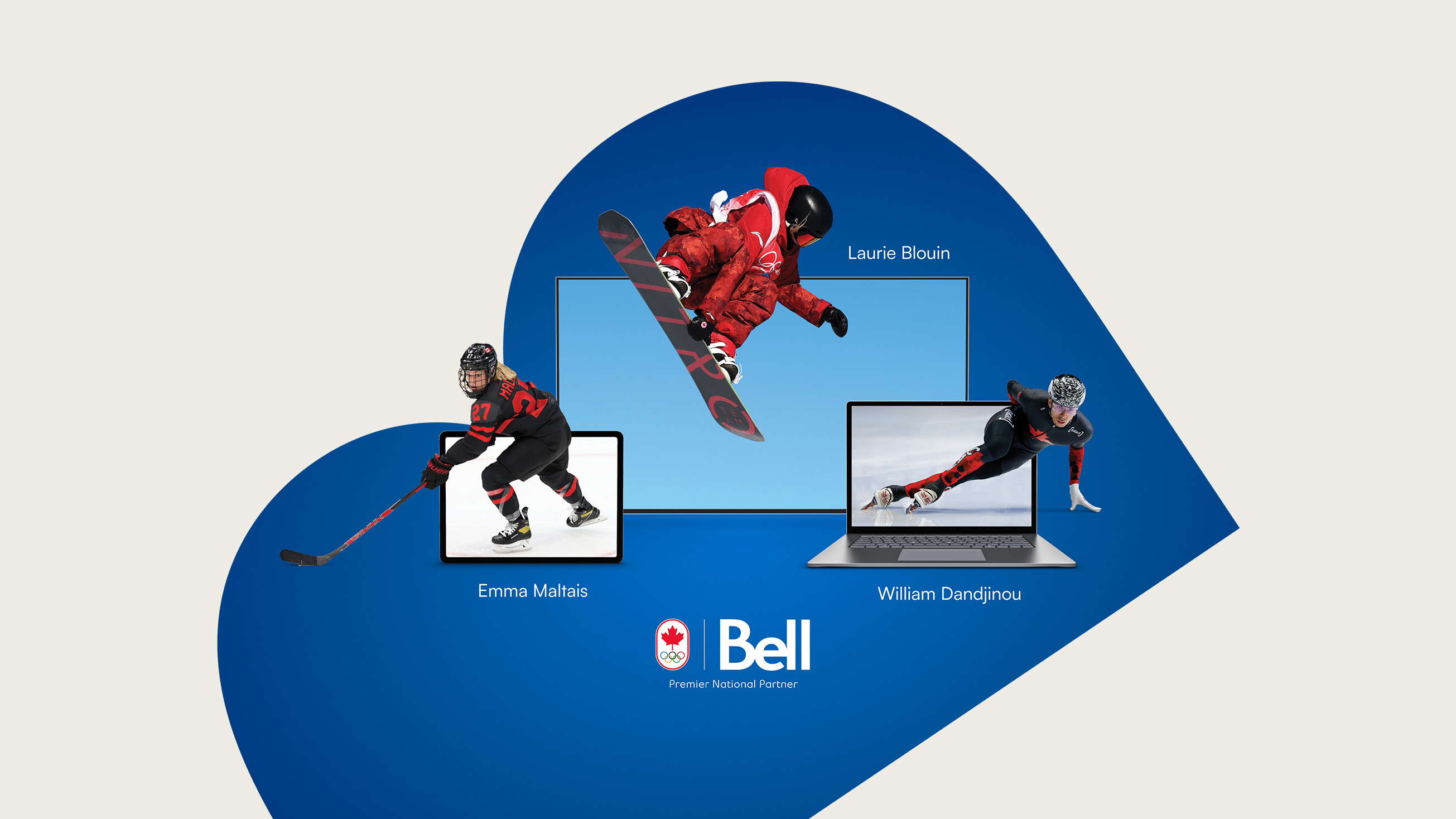 Laurie Blouin | Emma Maltais | William Dandjinou - Bell Premiere National Partner