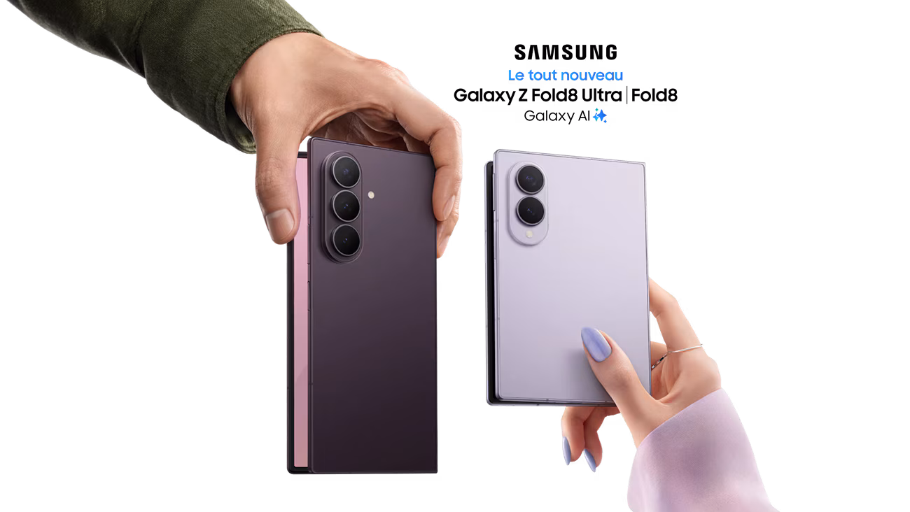 Samsung Galaxy Z Fold 8 Ultra et Fold 8, avec Galaxy AI