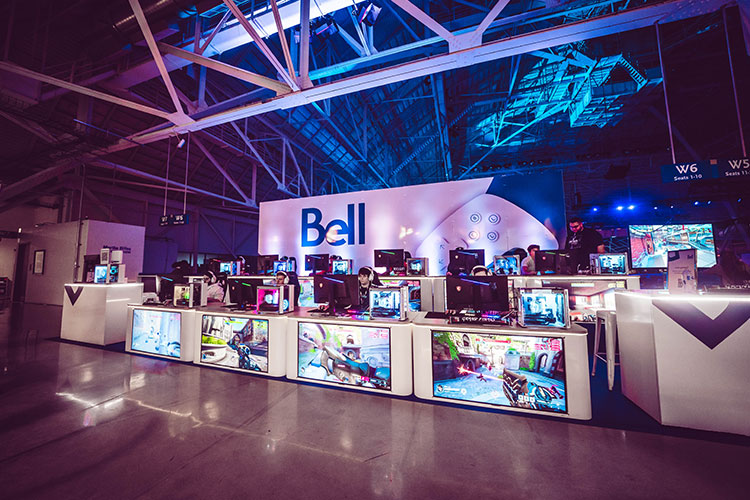 The Bell Fibe Stage at DreamHack Montreal 2019