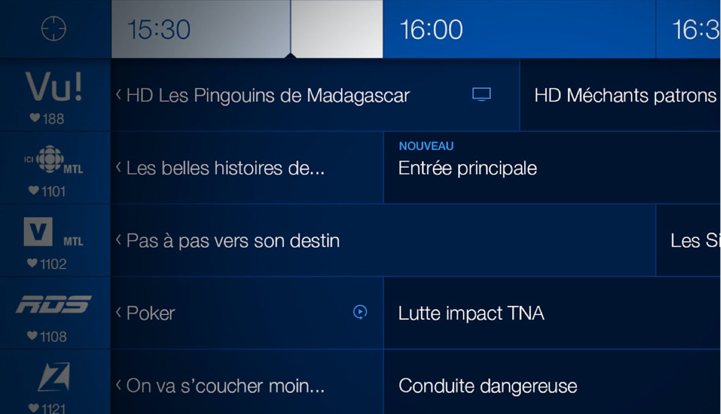 Appli Télé Fibe Applications Mobile Bell Canada